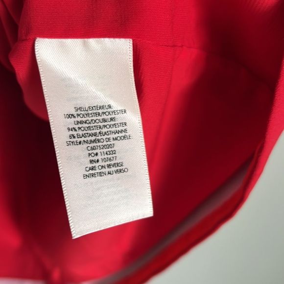 Alice + Olivia Red mock neck mini dress - Picture 10 of 12